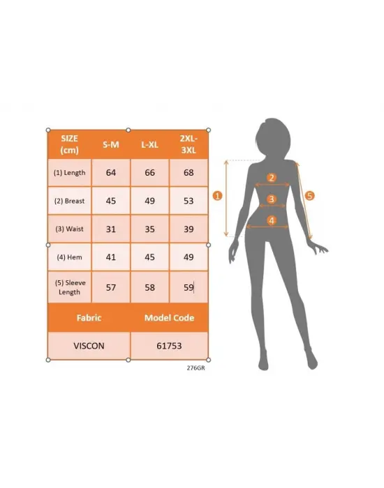 Kadın Uzun Kollu Kruvaze Yaka Yanlardan Büzgülü Viskon Bluz