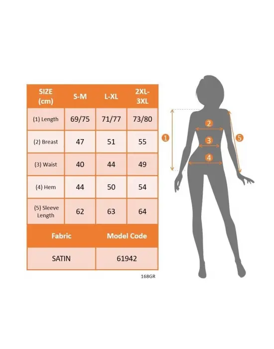 Kadın Uzun Kollu Kruvaze Yakalı Asimetrik Saten Bluz