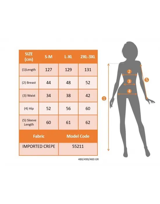 Kadın Uzun Kollu Kruvaze Yakalı Belden çapraz Detaylı çift Renkli Midi Ithal Krep Elbise