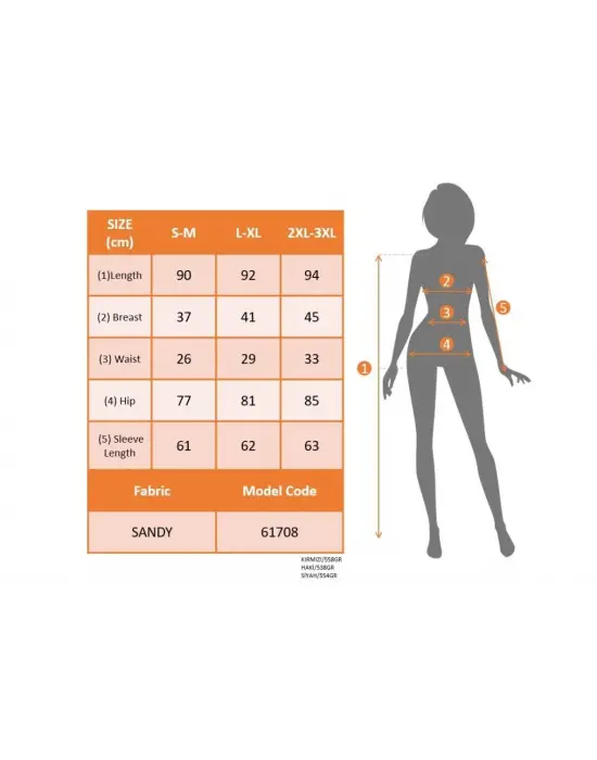 Kadın Uzun Kollu Kruvaze Yakalı Mini Sandy Elbise