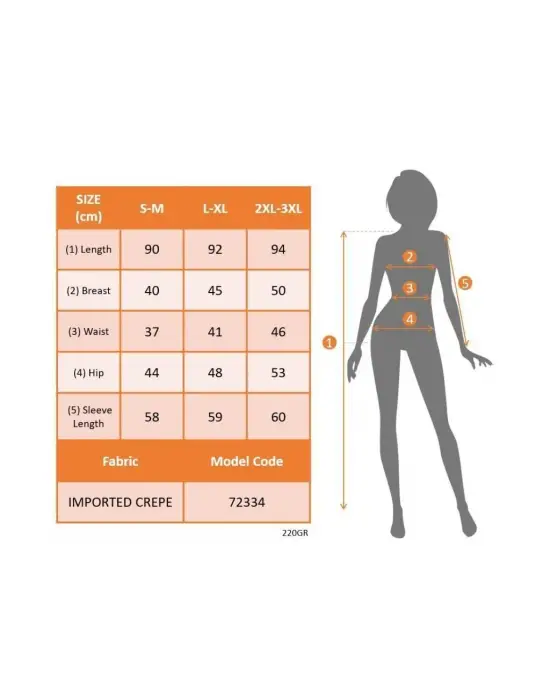 Kadın Uzun Kollu Kruvaze Yakalı Taşlı Mini Ithal Krep Elbise
