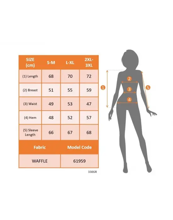 Trend Kadın Waffle Bluz