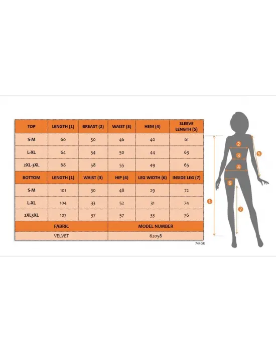 Şık Kadife Ikili Takım