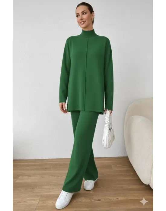 Kadın Uzun Kollu Triko Ikili Takım