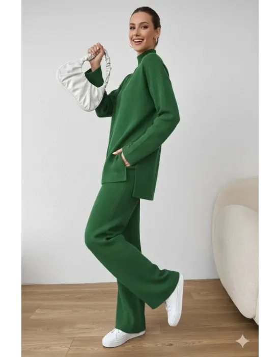 Kadın Uzun Kollu Triko Ikili Takım