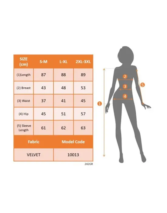 Kadın Uzun Kollu V Dantel Yakalı Mini Kadife Elbise