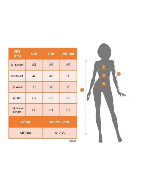 Kadın Uzun Kollu V Yakalı Belden Kuşaklı Puantiyeli Mini Modal Elbise
