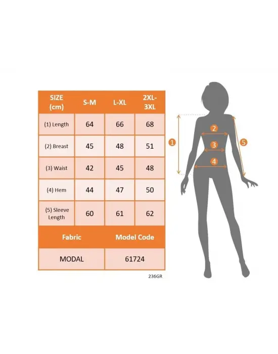 Kadın Uzun Kollu V Yakalı çiçek Desenli Modal Bluz