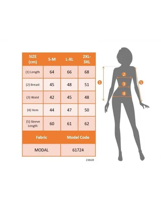 Kadın Uzun Kollu V Yakalı çiçek Desenli Modal Bluz