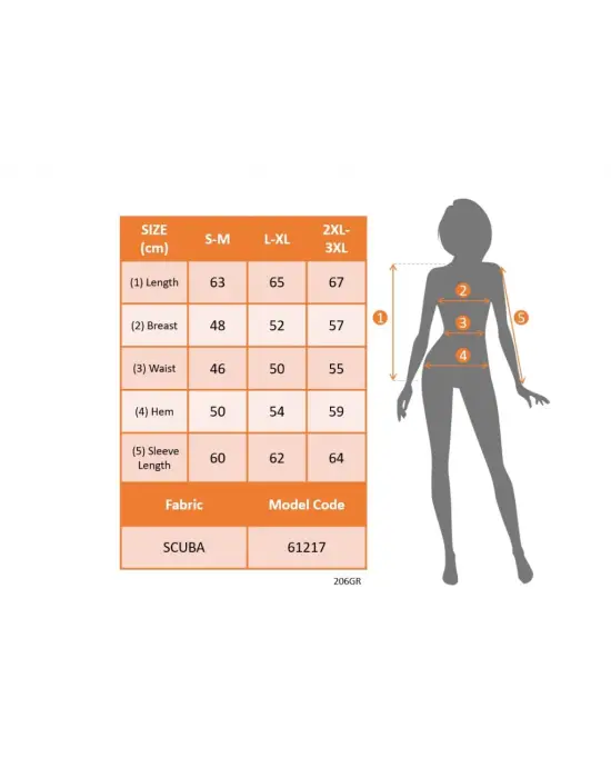 Omarı Desenli V Yakalı Uzun Kollu Kadın Bluz