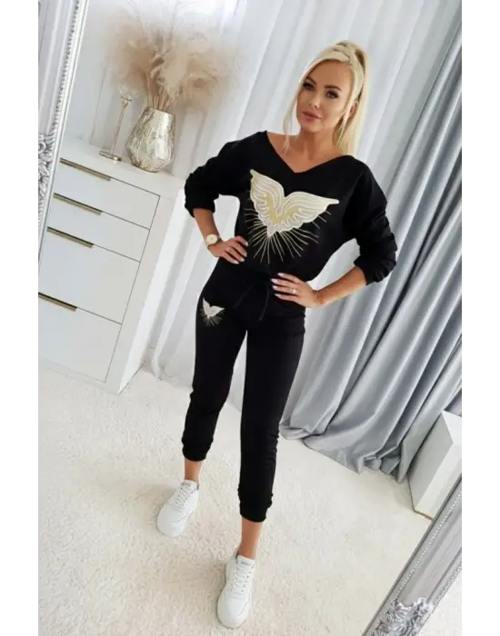 Şık Desenli Viscon İkili Takım