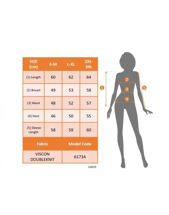 Kadın Uzun Kollu V Yakalı Içi Süprem Desenli Dışı Viskon Bluz