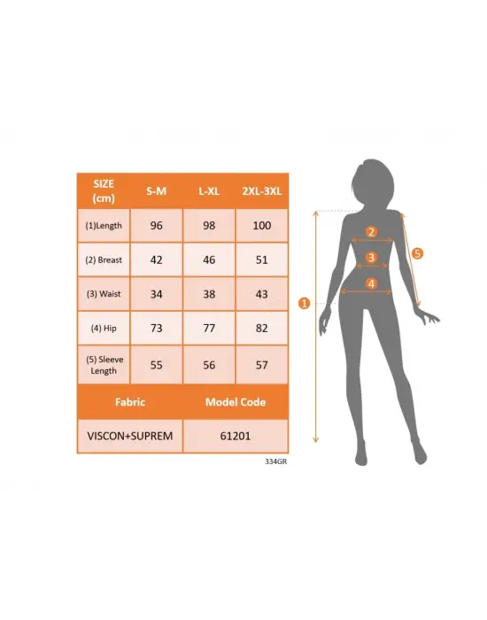 Kadın Uzun Kollu V Yakalı üst Viskon Alt çiçek Desenli Süprem Kısa Elbise
