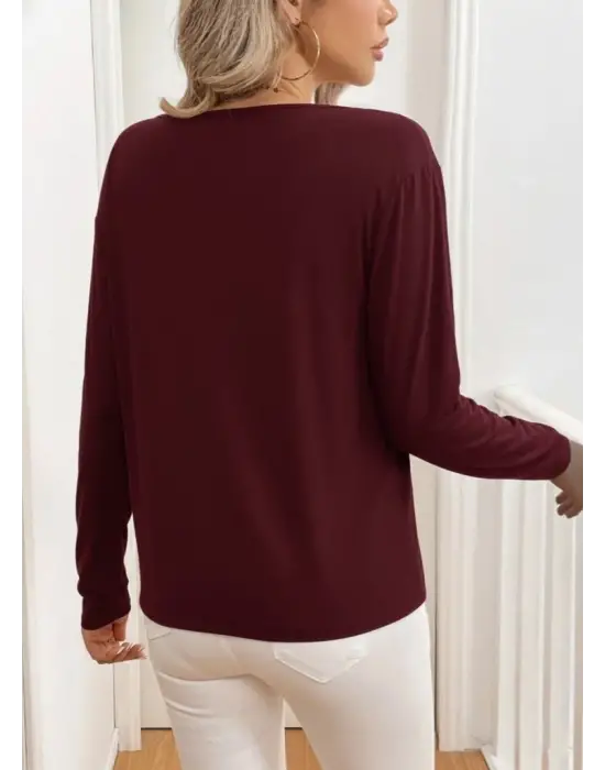 Yenilikçi Kadın Viskon Bluz