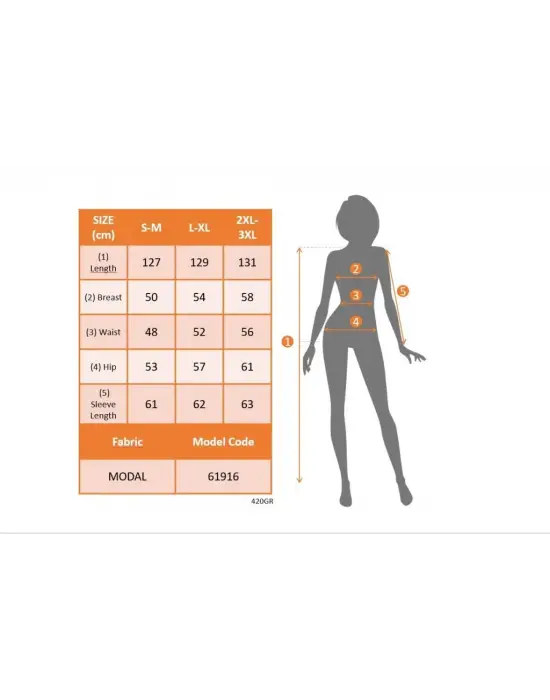 Kadın Uzun Kollu V Yakalı Yanlardan Yırtmaçlı Uzun Viskon Iki Iplik Elbise