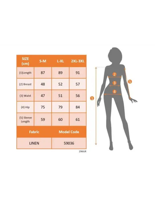 Kadın Uzun Kollu Yakadan Bağcıklı Fırfırlı Keten Mini Elbise