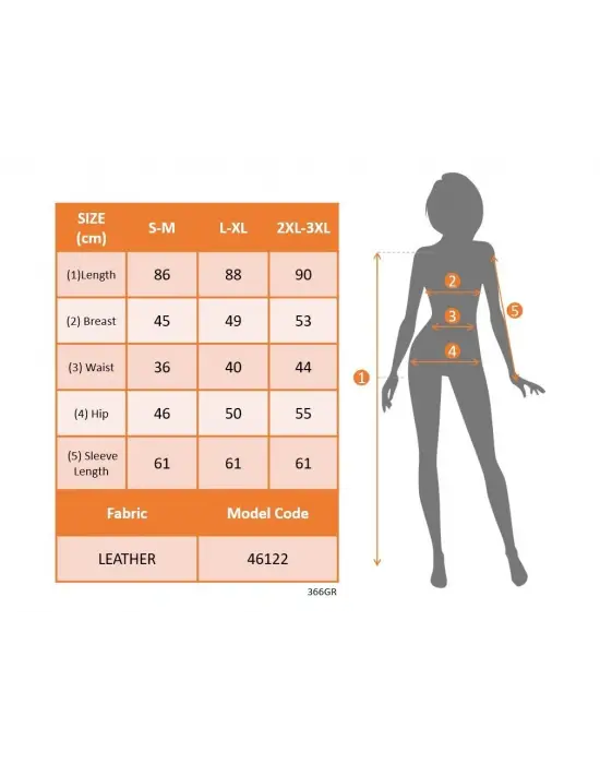 Kadın Uzun Kollu Yakalı Mini Deri Elbise