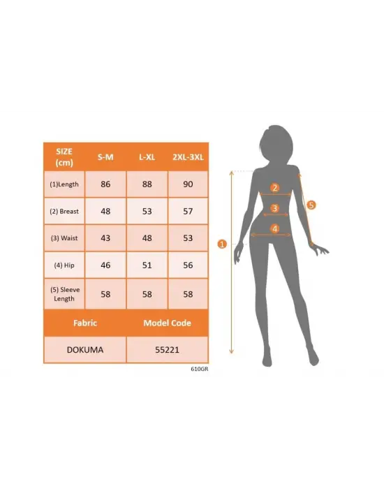 Kadın Uzun Kollu Yakalı önden Düğmeli Dokuma Ceket