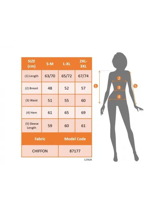 Kadın Uzun Kollu Yuvarlak Asimetrik Detaylı şifon Bluz