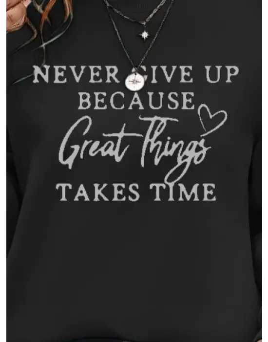 Kadın Uzun Kollu Yuvarlak Yaka Iki Iplik şardonlu Bluz