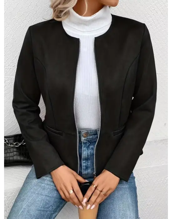 Modern Süet Ceket