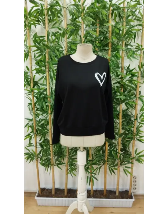 Omarı Zarif Kadın Viscon Bisiklet Yaka Bluz