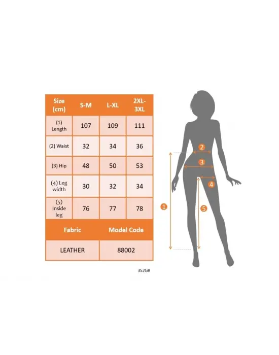 Kadın Yüksek Bel Beli Lastikli Geniş Paçalı Deri Pantolon