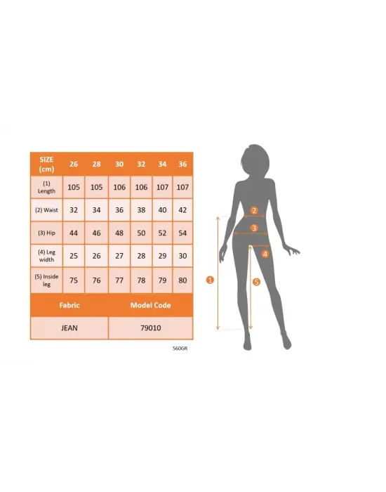 Omarı Yüksek Bel Cepli İspanyol Paçalı Kot Pantolon