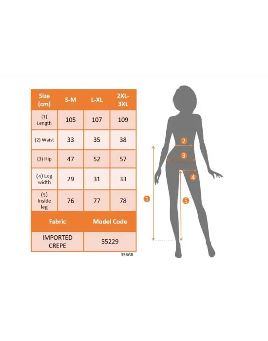 Kadın Yüksek Bel Cepli Ithal Krep Pantolon