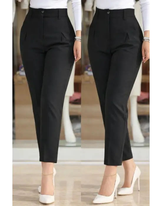 Trend Paça Ağzı Pile Detaylı Kadın Pantolon