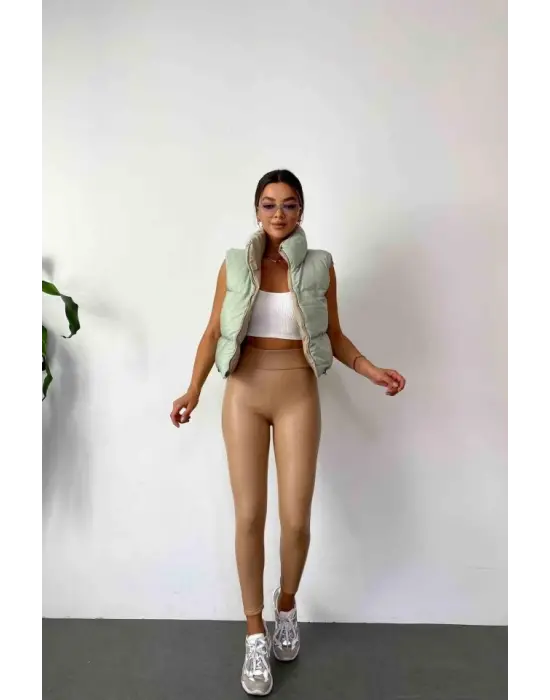 Kadın Yüksek Bel Içi şardonlu Fırsat ürün Toparlayıcı Tayt