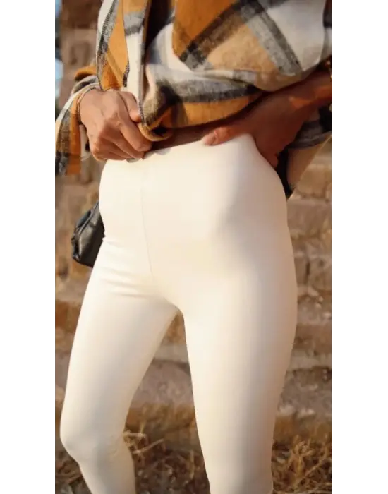 Kadın Yüksek Bel Içi şardonlu Fırsat ürün Toparlayıcı Tayt