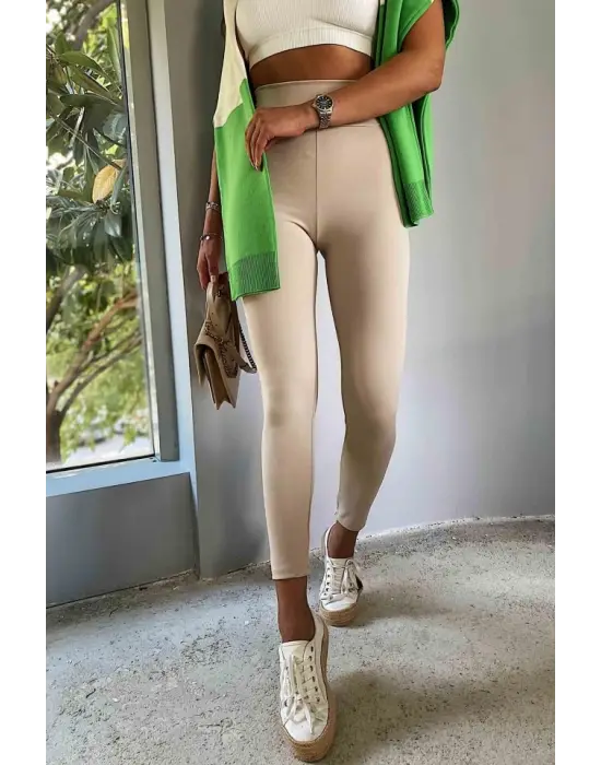 Kadın Yüksek Bel Içi şardonlu Fırsat ürün Toparlayıcı Tayt