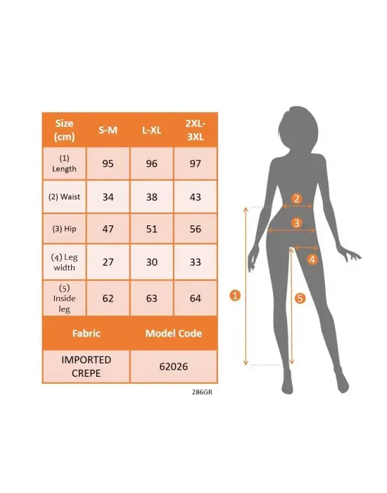 Kadın Yüksek Bel Kemersiz Ithal Krep Pantolon