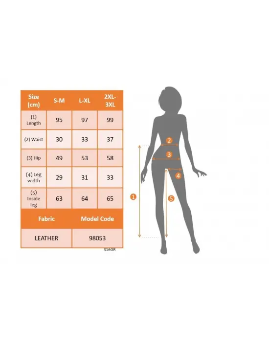 Kadın Yüksek Bel Lastikli Yan şerit Detaylı Deri Pantolon