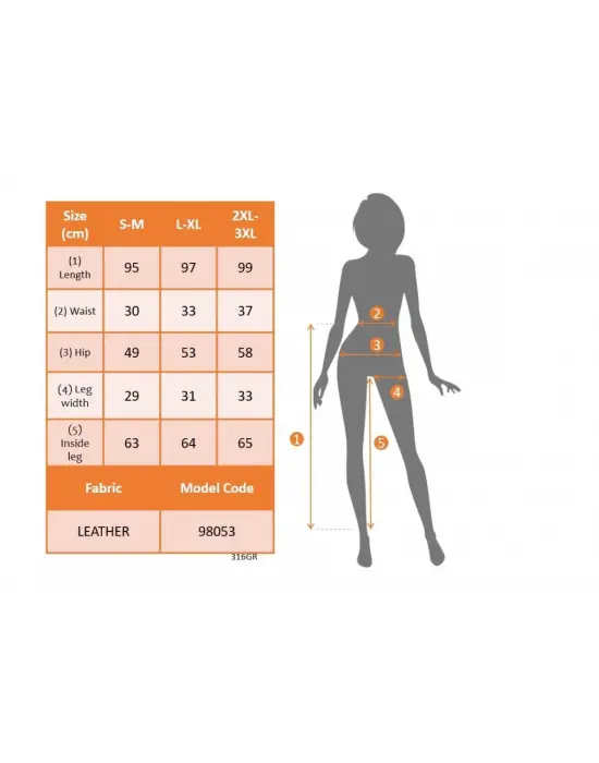 Kadın Yüksek Bel Lastikli Yan şerit Detaylı Deri Pantolon