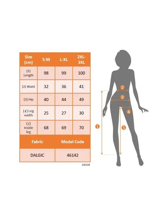 Kadın Yüksek Bel önden Düğmeli Dalgıç Tayt
