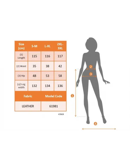 Kadın Yüksek Bel Uzun Yırtmaçlı Deri Etek