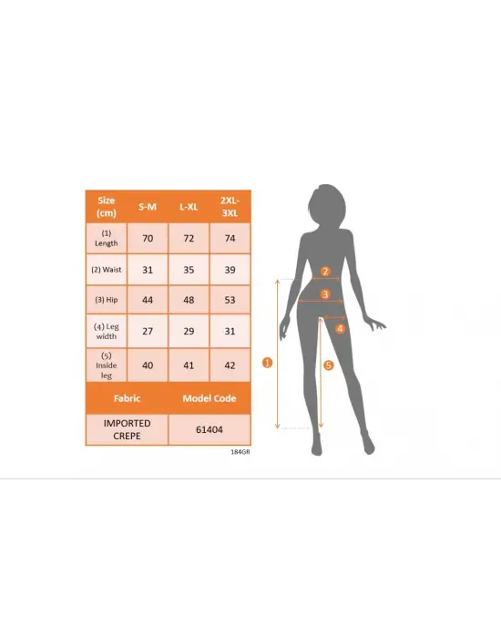 Omarı Yüksek Bel Yanlardan Düğmeli Kısa Pantolon