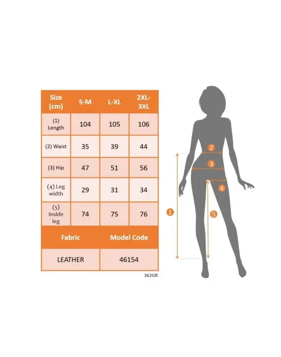 Kadın Yüksek Bel Yan Kargo Cep Detaylı Deri Pantolon