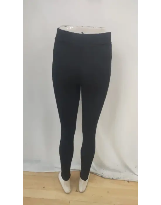 Kadın Yüksek Bel Yarı şerit Pul Payetli Dalgıç Tayt