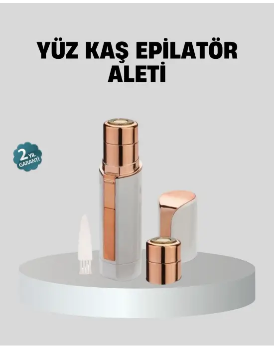 Kadınlar İçin Yüz Ve Kaş Epilatörü – Hassas Cilt Dostu, Pil İle Çalışan, Taşınabilir Ve Şık Tasarım