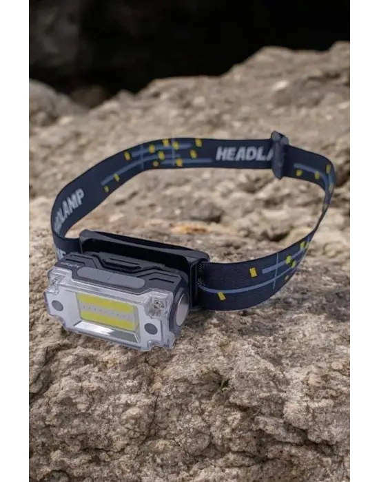 Kafa Lambası El Fenerli Kamp Lambası Usb Şarjlı Esnek Lamba