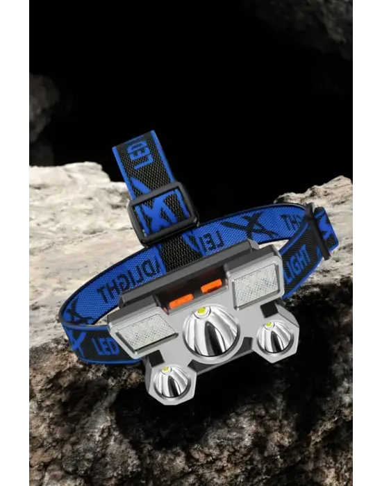 Kafa Lambası Hafif Ve Esnek Çift Anahtarlı Far Led Işık