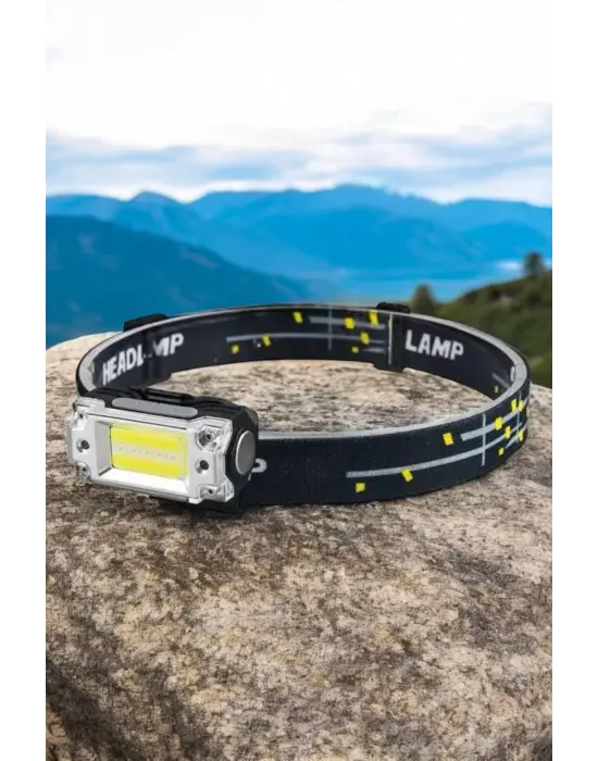 Kafa Lambası Kamp Feneri Balıkçı Feneri Başlıklı Suya Dayanıklı