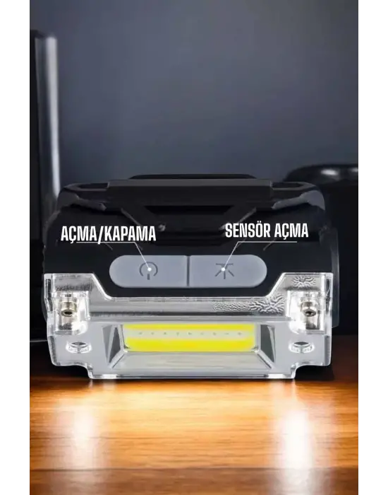 Kafa Lambası Kamp Feneri Balıkçı Feneri Başlıklı Suya Dayanıklı