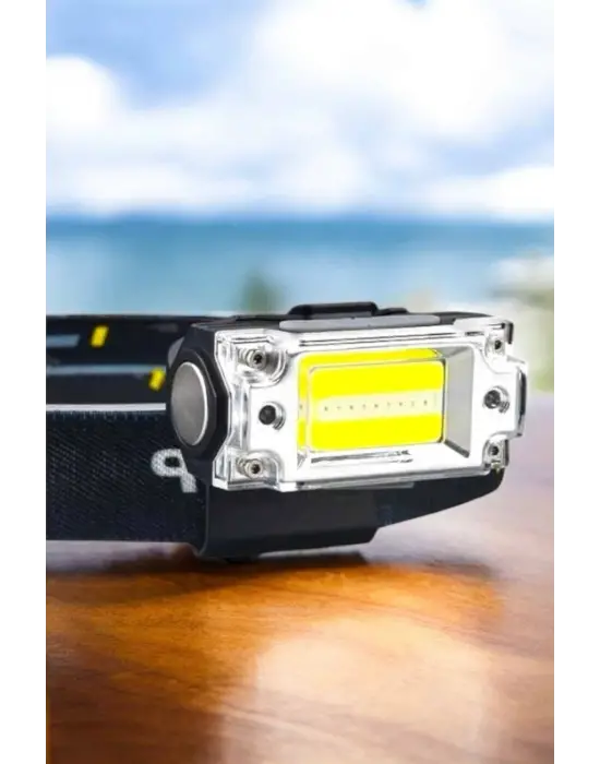 Kafa Lambası Kamp Feneri Balıkçı Feneri Başlıklı Suya Dayanıklı