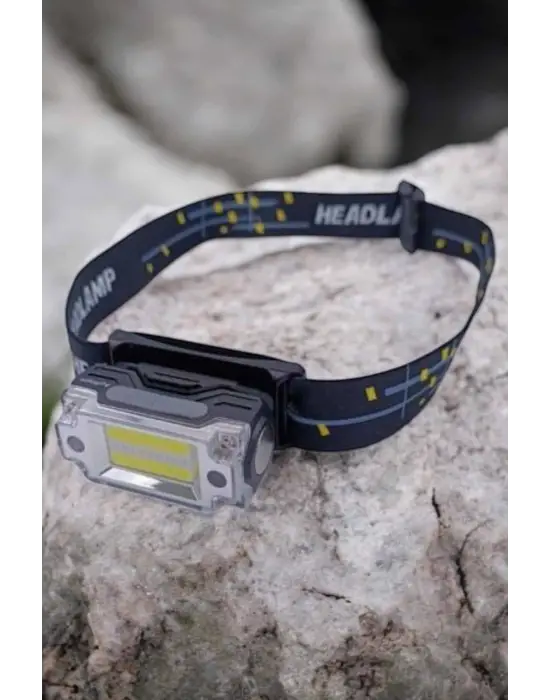 Kafa Lambası Led Fener Pratik Taşınabilir Ayarlanabilir Usb Şarjlı