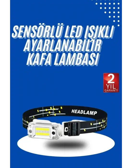 Kafa Lambası, Su Geçirmez Kafa Feneri 3 Mod Aydınlatma