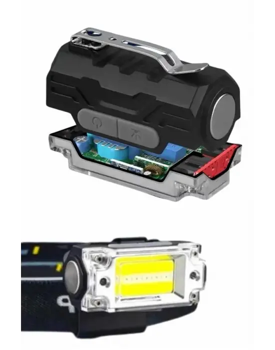 Kafa Lambası, Su Geçirmez Kafa Feneri 3 Mod Aydınlatma